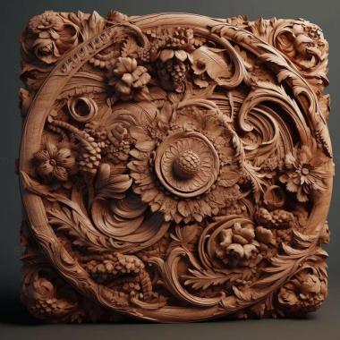 Patterns and decorations stl dof 1 3d model